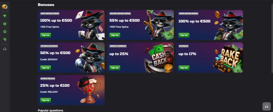Luckycapone casino login